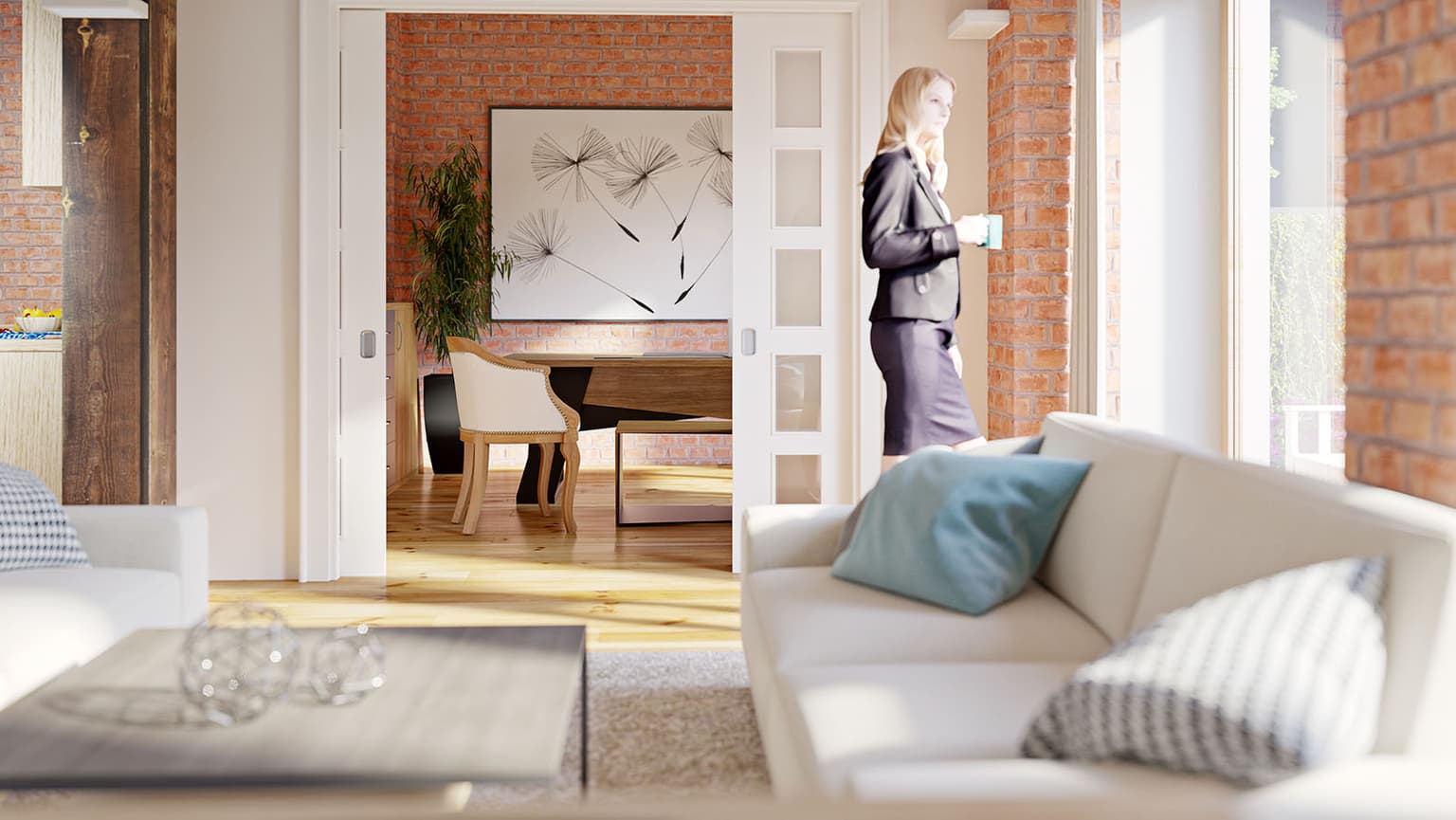 Loft z cegłą - image 4