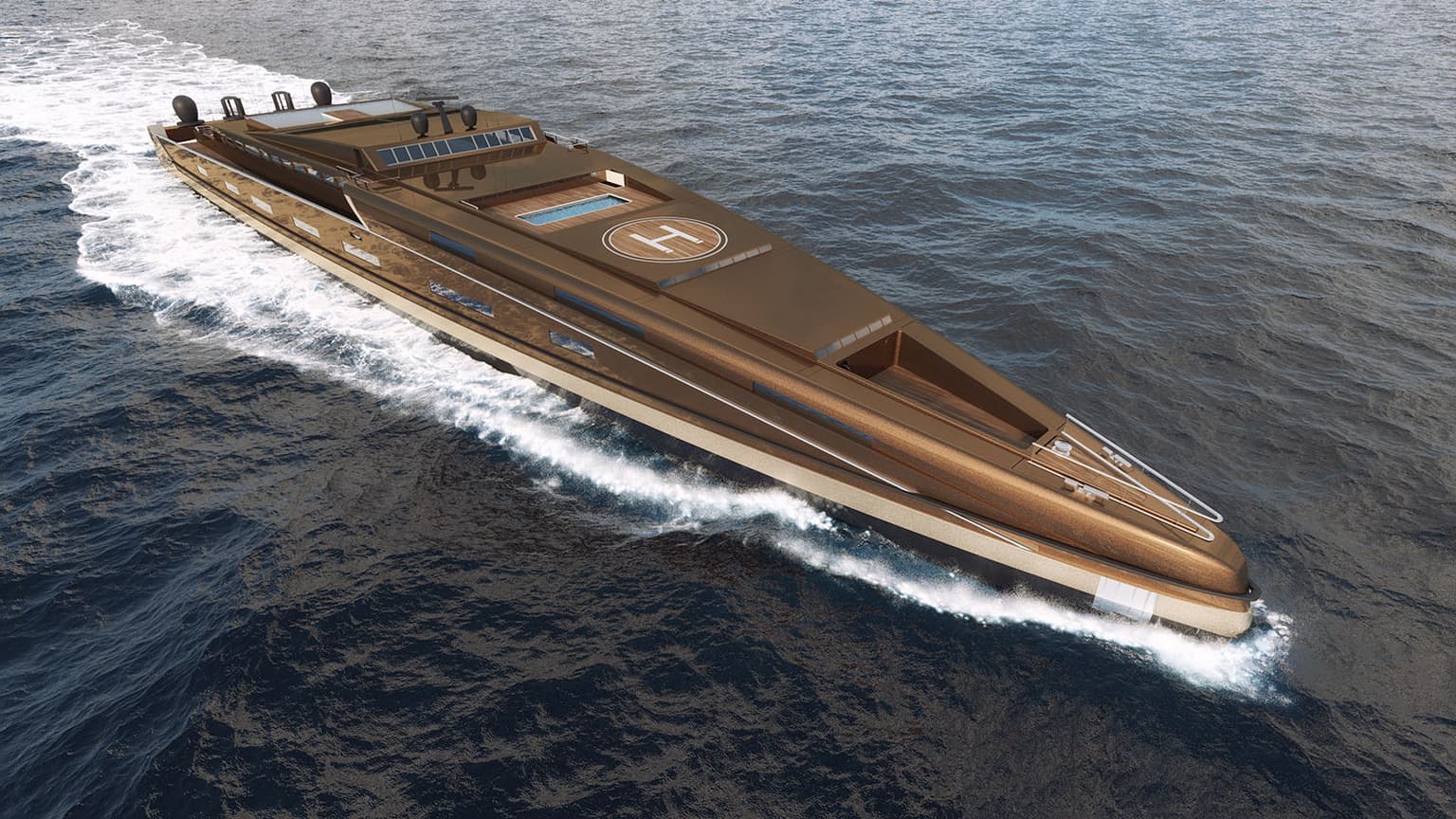 Superjacht 150m — Koncept